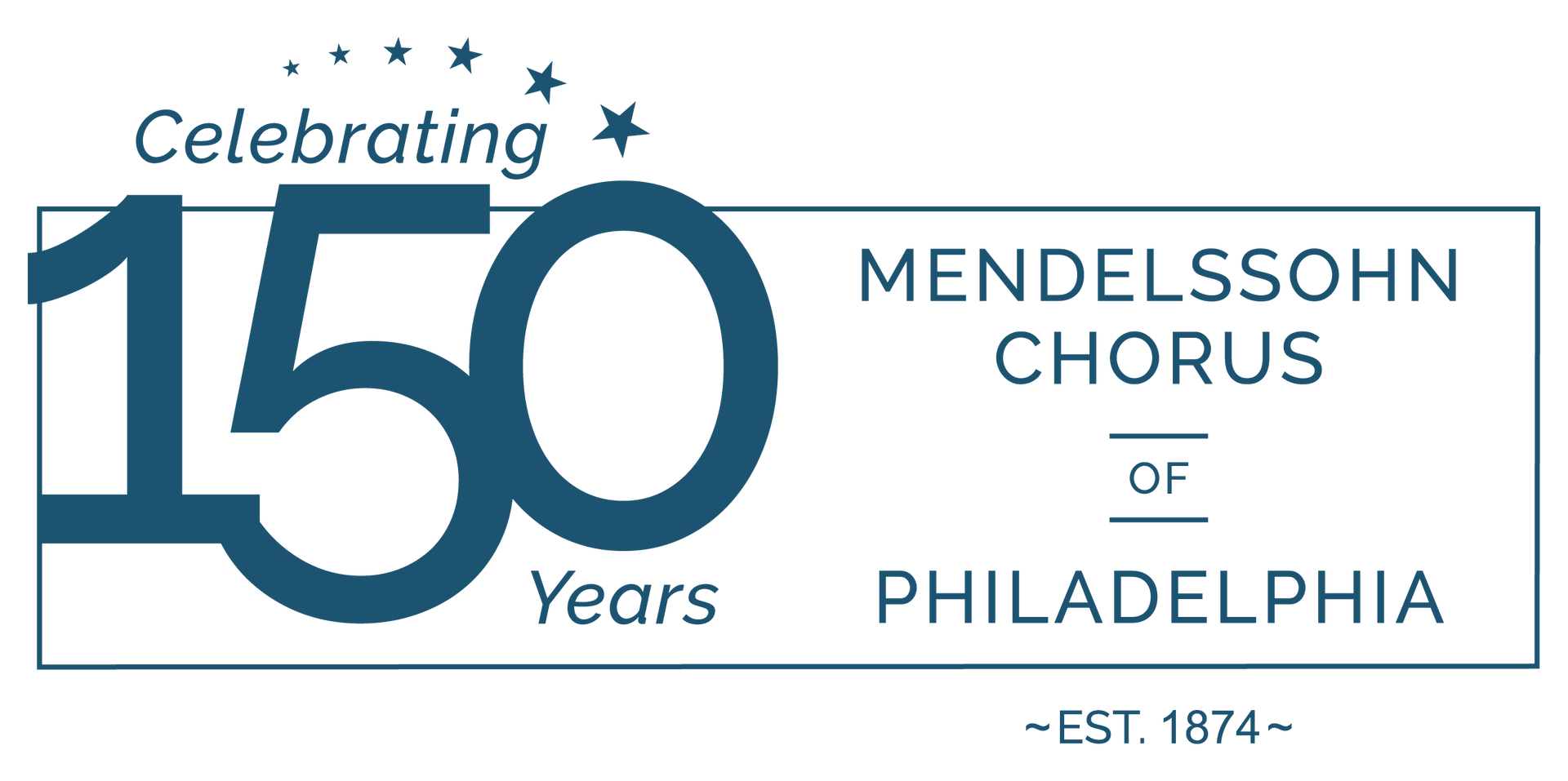 A logo for the mendelssohn chorus of philadelphia