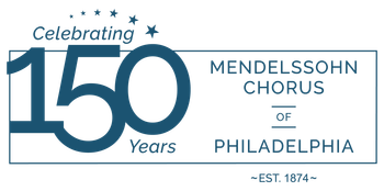 A logo for the mendelssohn chorus of philadelphia