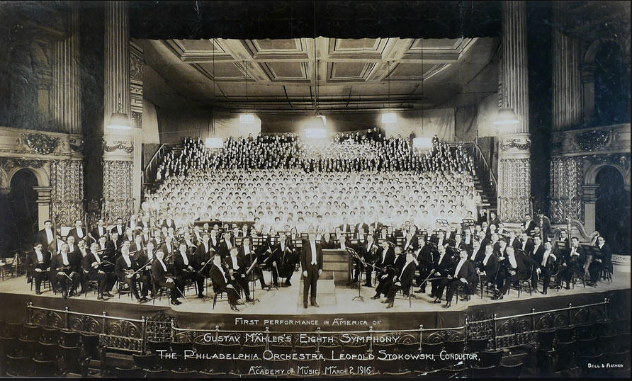 Mendelssohn Chorus and the Philadelphia Orchestra from 1916