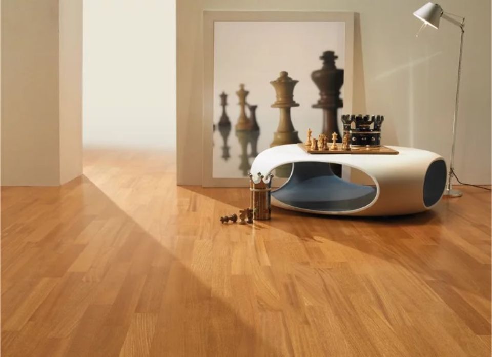 Parquet con pedoni di scacchi