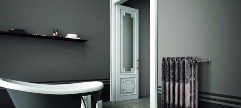 Termosifone e vasca da bagno