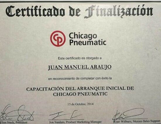 CERTIFICADO DE FINALIZACION