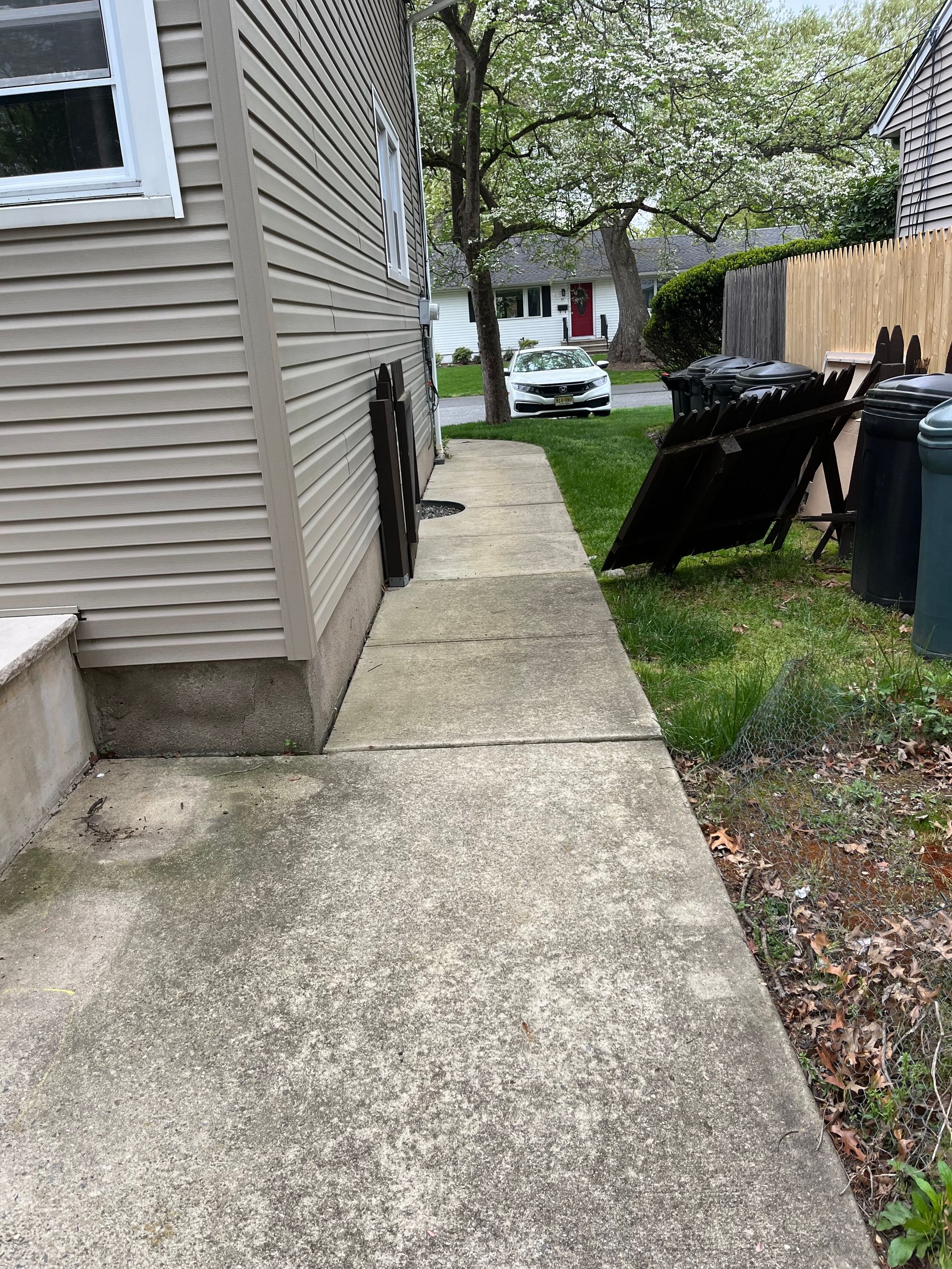 Pressure washing service