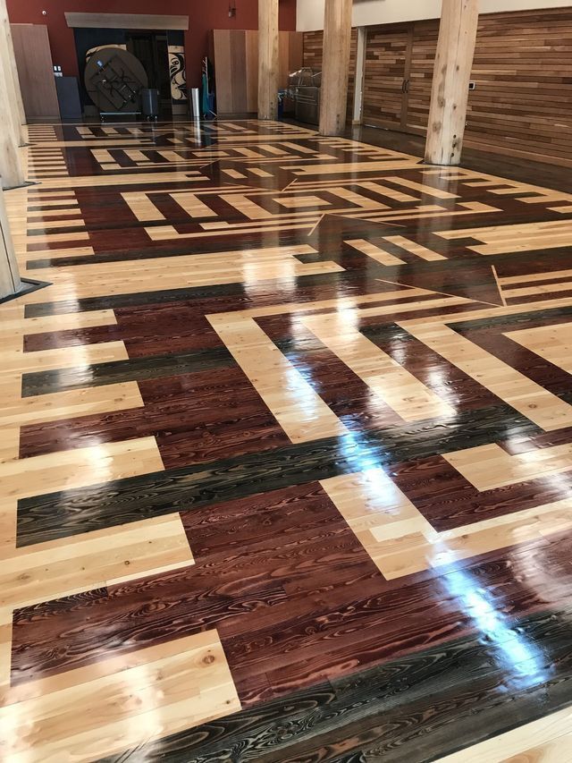 Floor With Beautiful Design — Puyallup, WA — Blair & Son Floor Co.