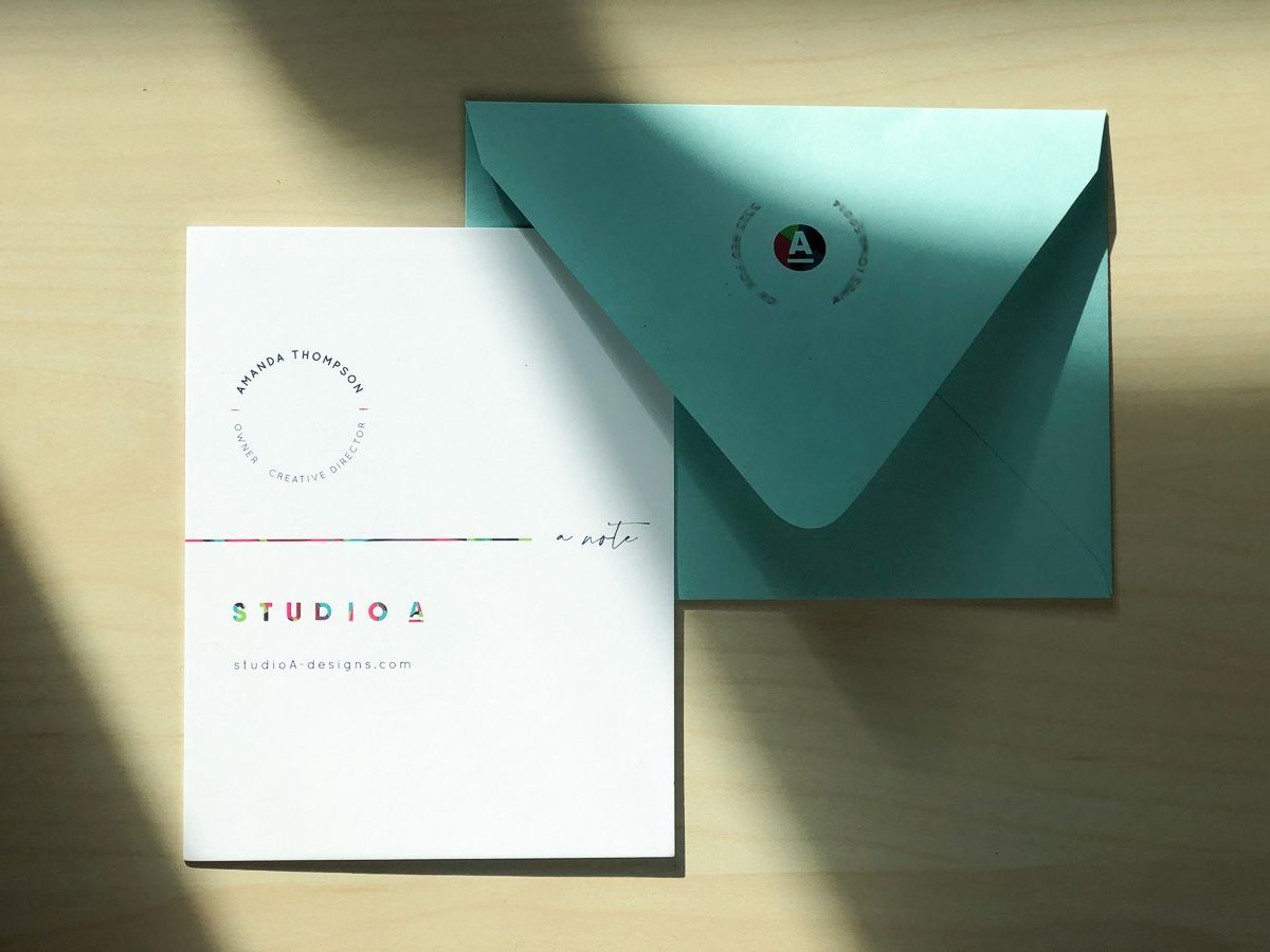 Studio A Designs Notecard and Envelope