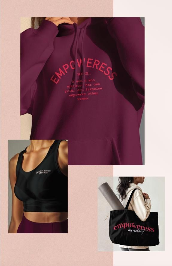 A blue and green background with two logos on it.