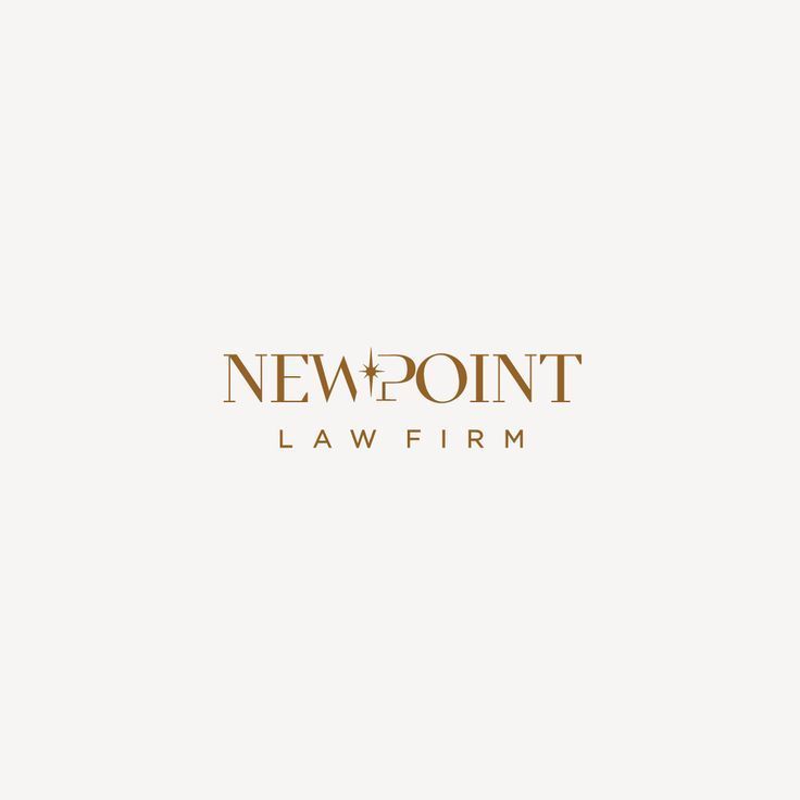 A logo for a law firm called new point law firm