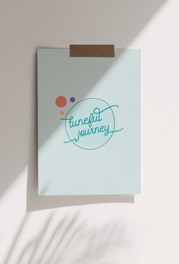 A piece of paper with the words tuneful journey written on it