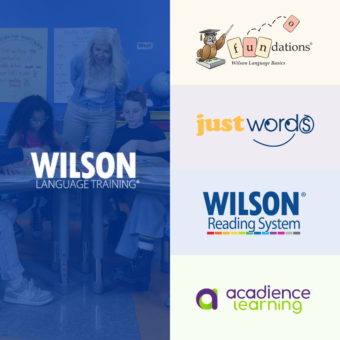 Wilson, Fundations, WRS, and Acadience Logos