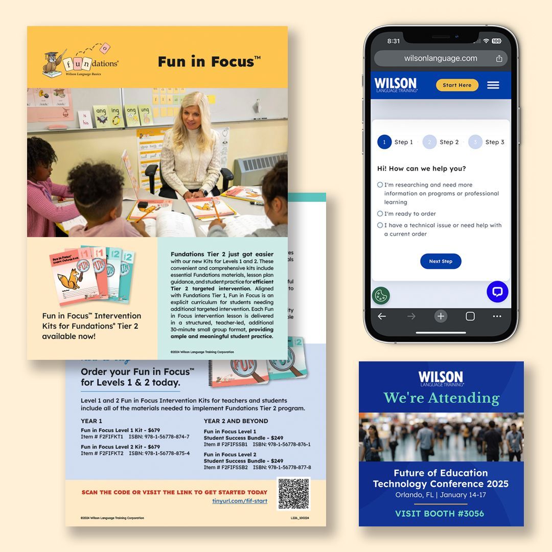 Wilson Language Training Sales Enablement Mockups