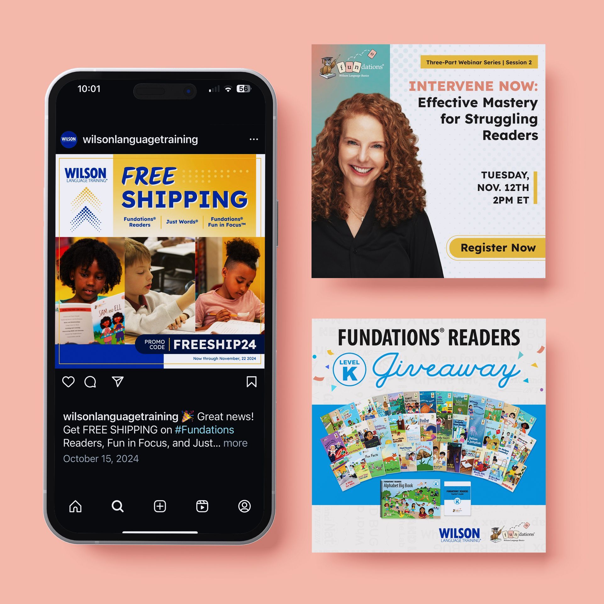 Wilson Language Training Social Media Mockups