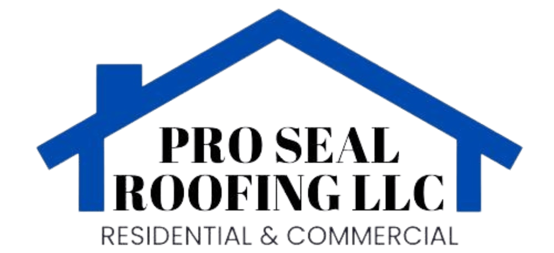 The logo for pro seal roofing llc residential and commercial