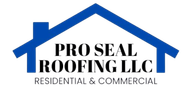 The logo for pro seal roofing llc residential and commercial