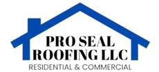 The logo for pro seal roofing llc residential and commercial