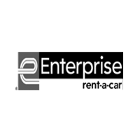 A black and white logo for enterprise rent-a-car.