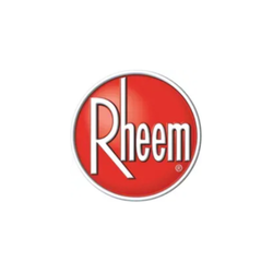 A red rhoem logo on a white background