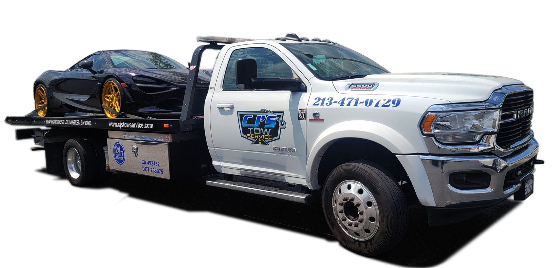 CJ'S Tow Service Truck