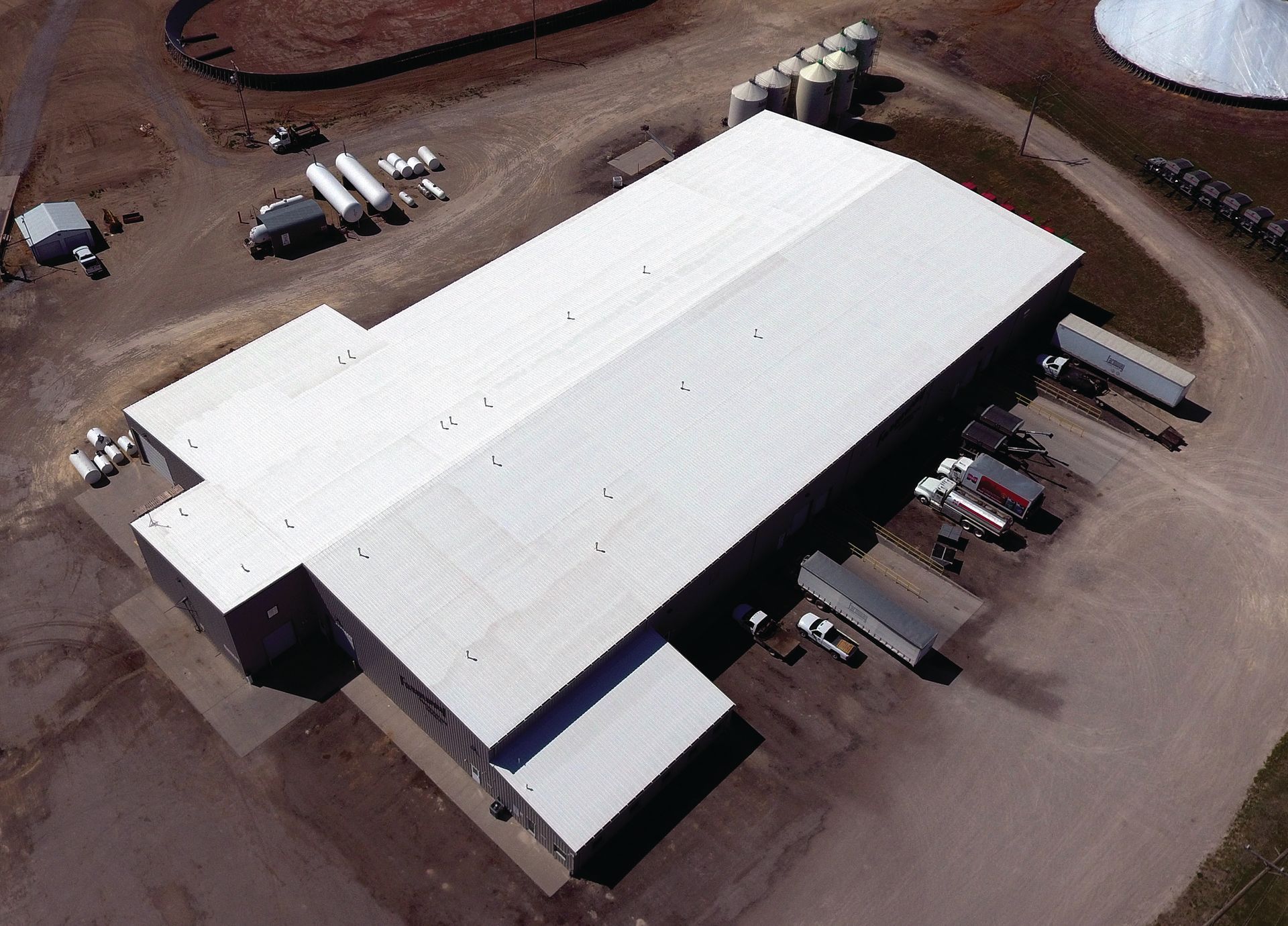 A commercial metal roofing installation in Lexington, KY