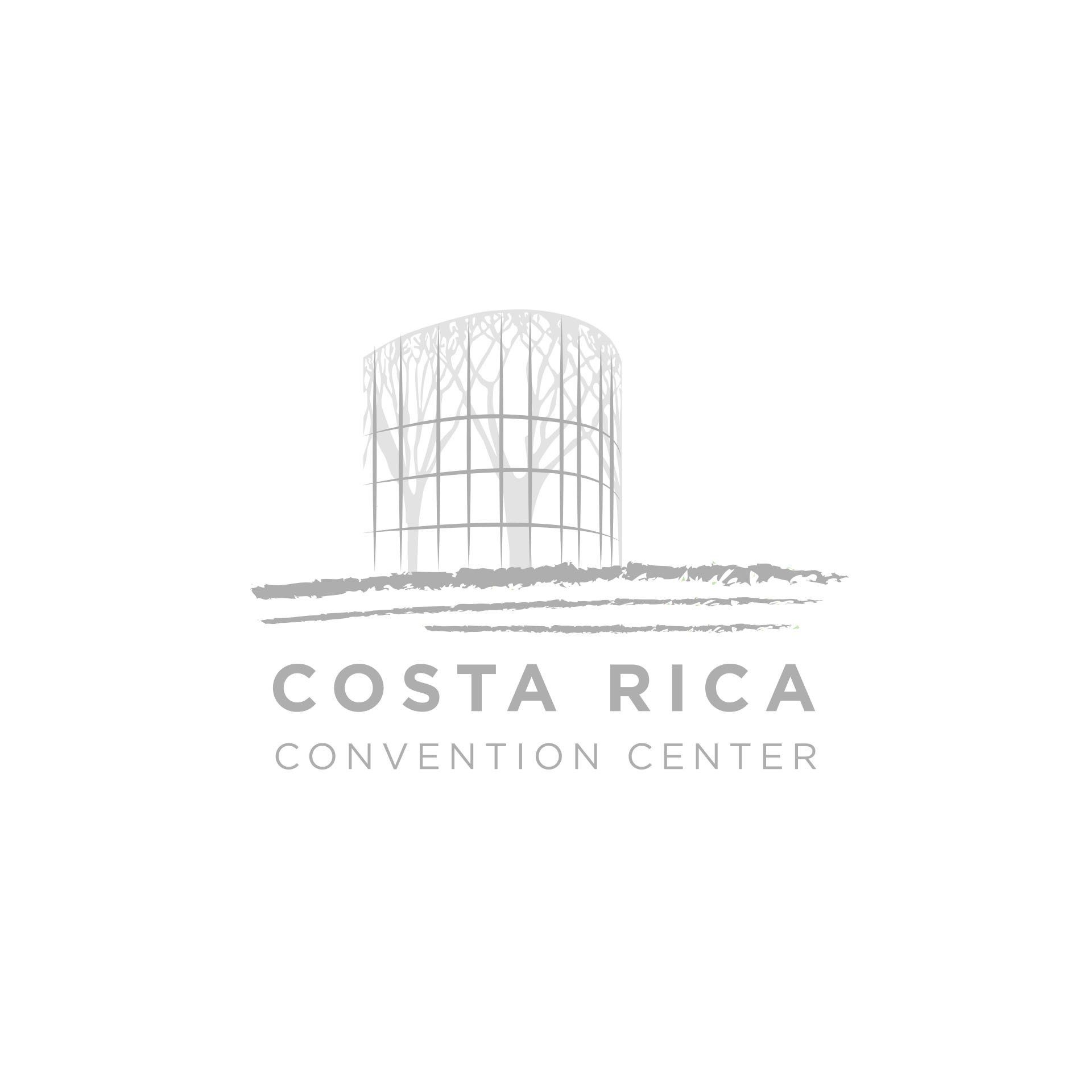 Gray Costa Rica Convention Center logo on white