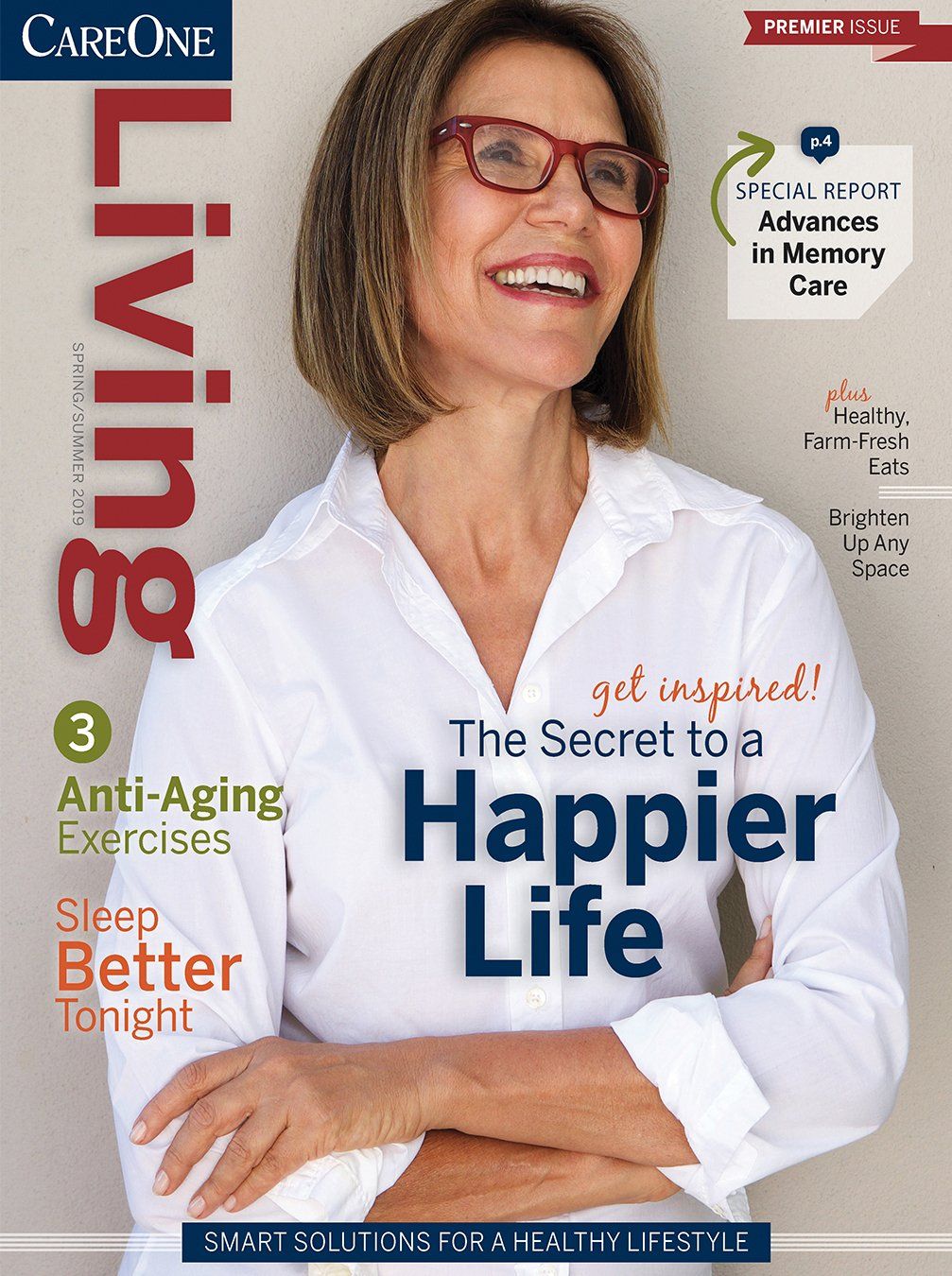 CareOne Living Magazine cover