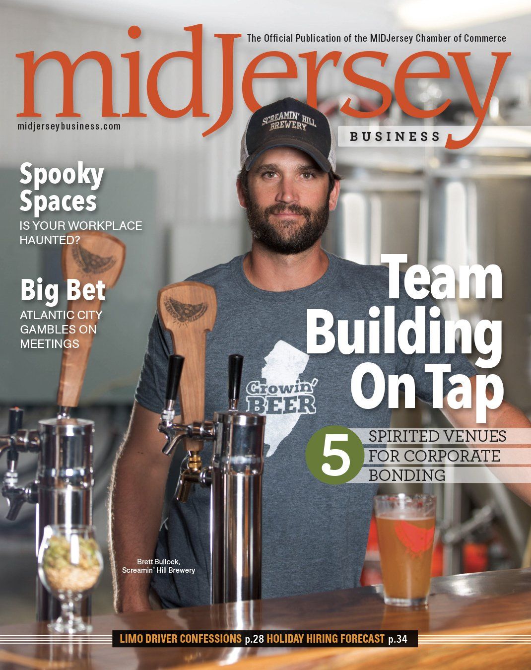 Cover of Mid Jersey Business Magazine Issue