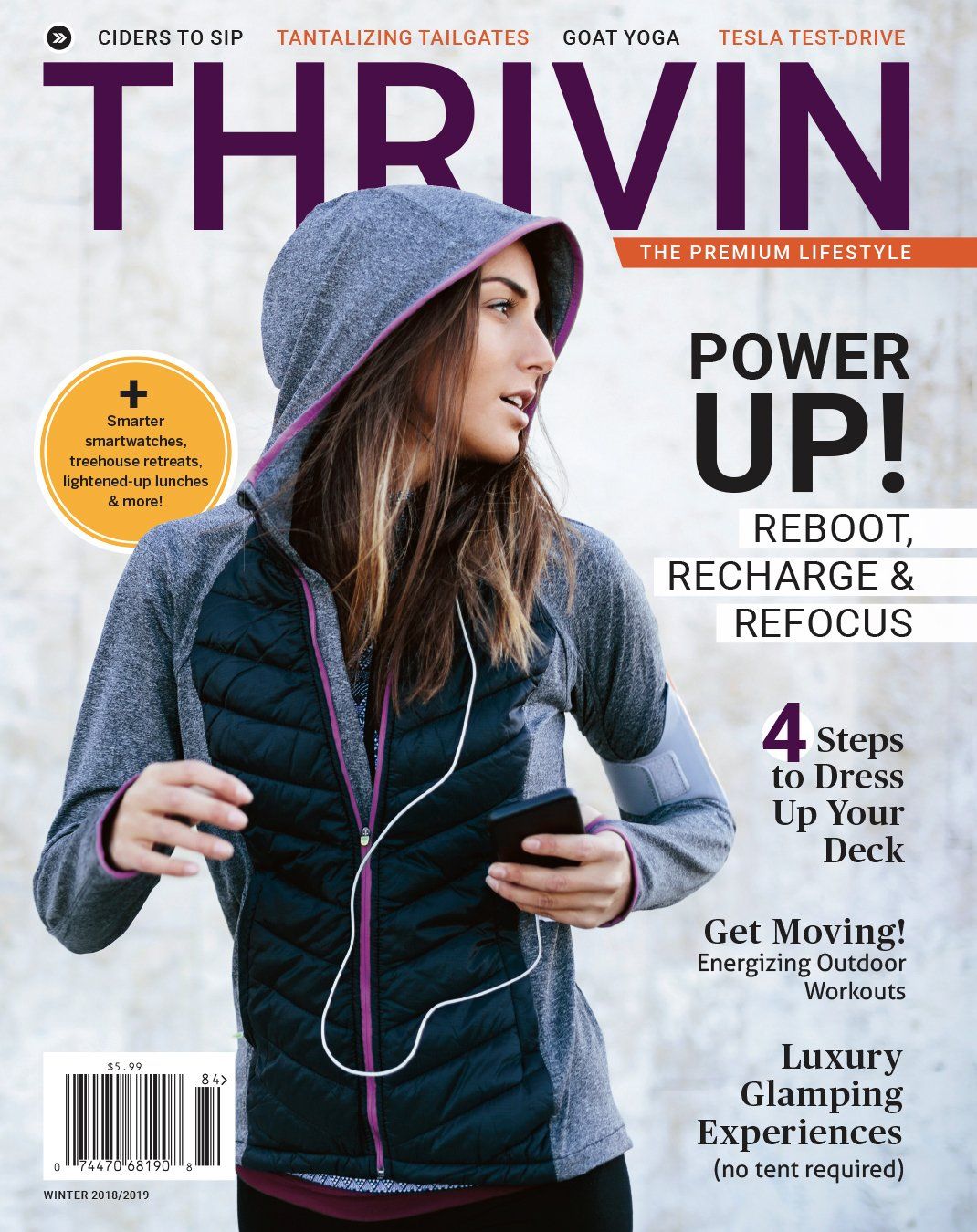 Thrivin Magazine cover