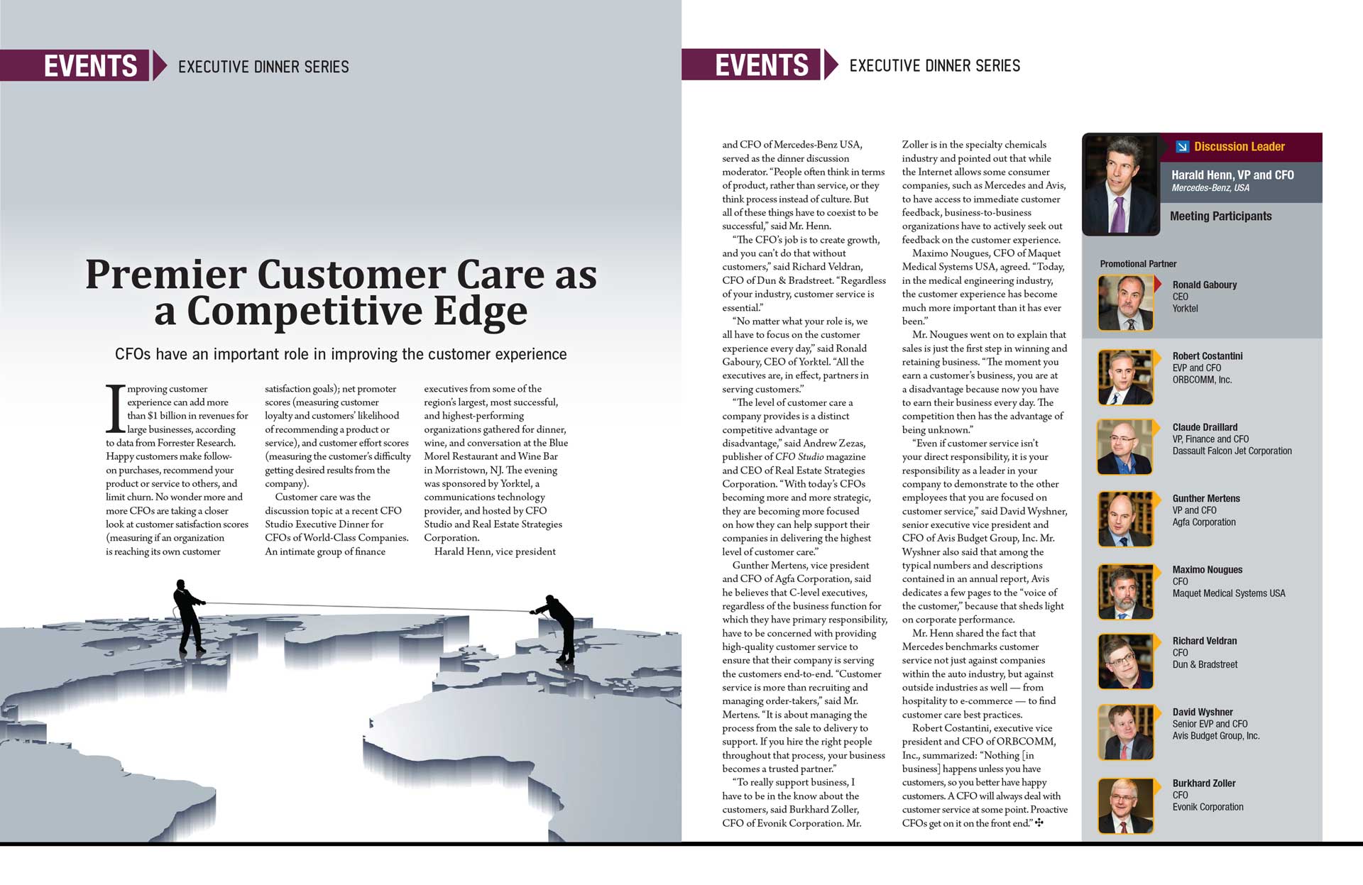 CFO Studio Magazine spread