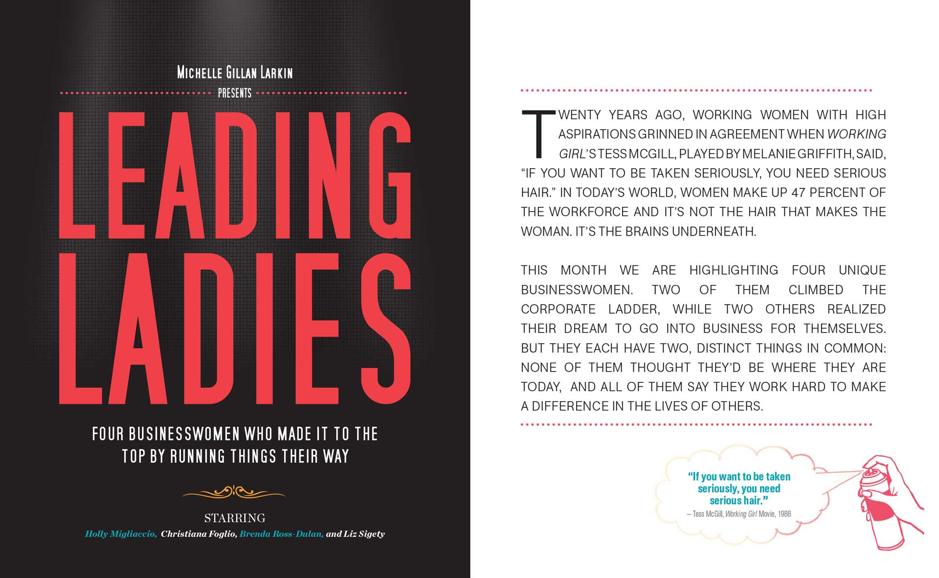 Spread in MidJersey Business Magazine