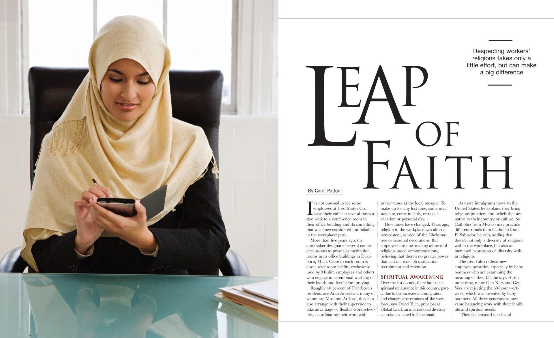 Successful Meetings Magazine spread