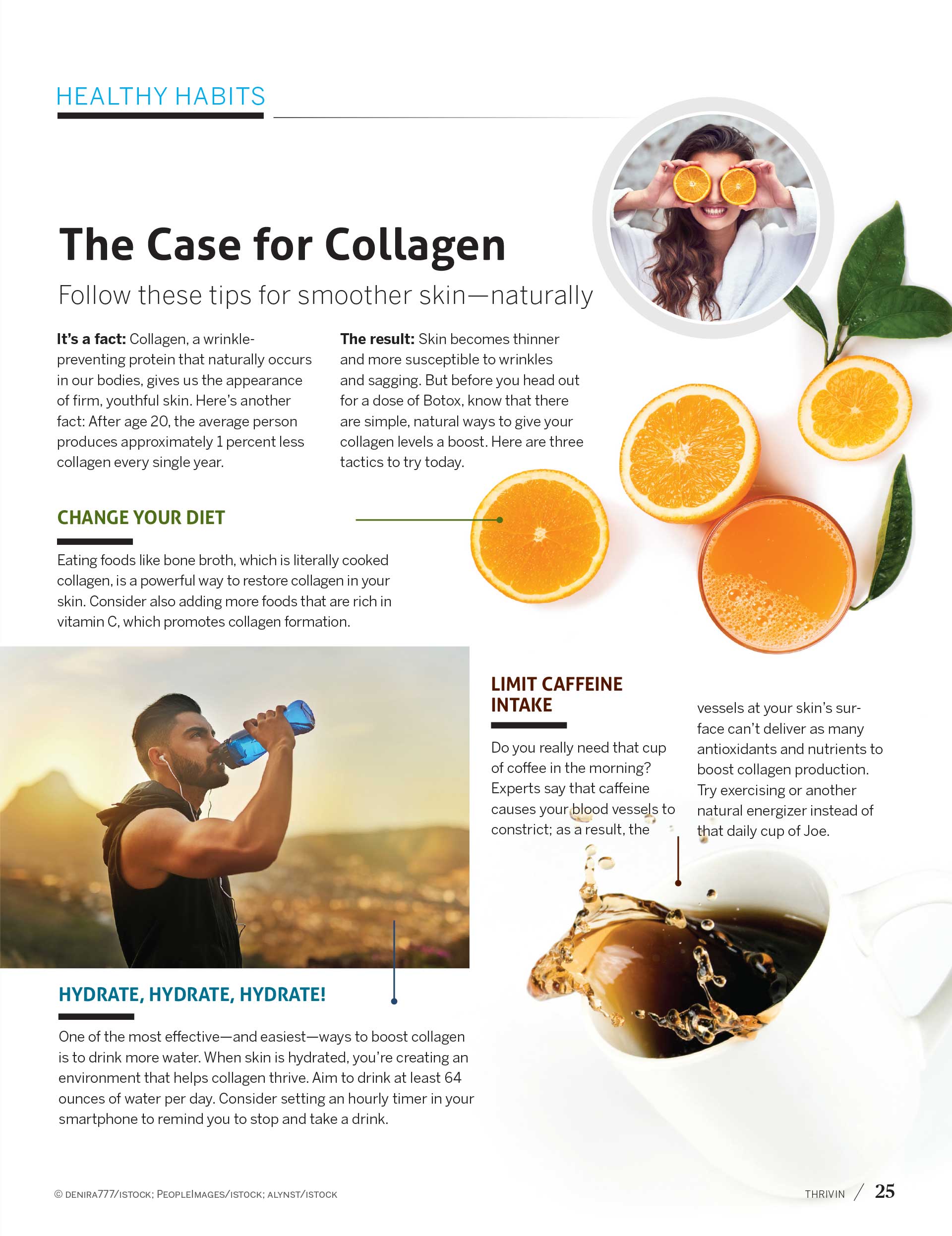 Thrivin Magaine spread