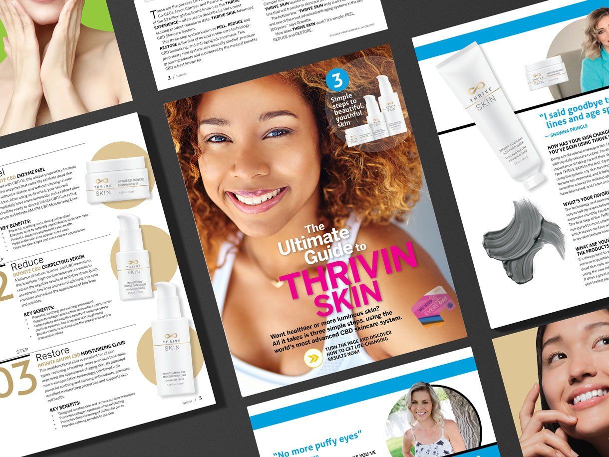 Thrivin Magaine spread