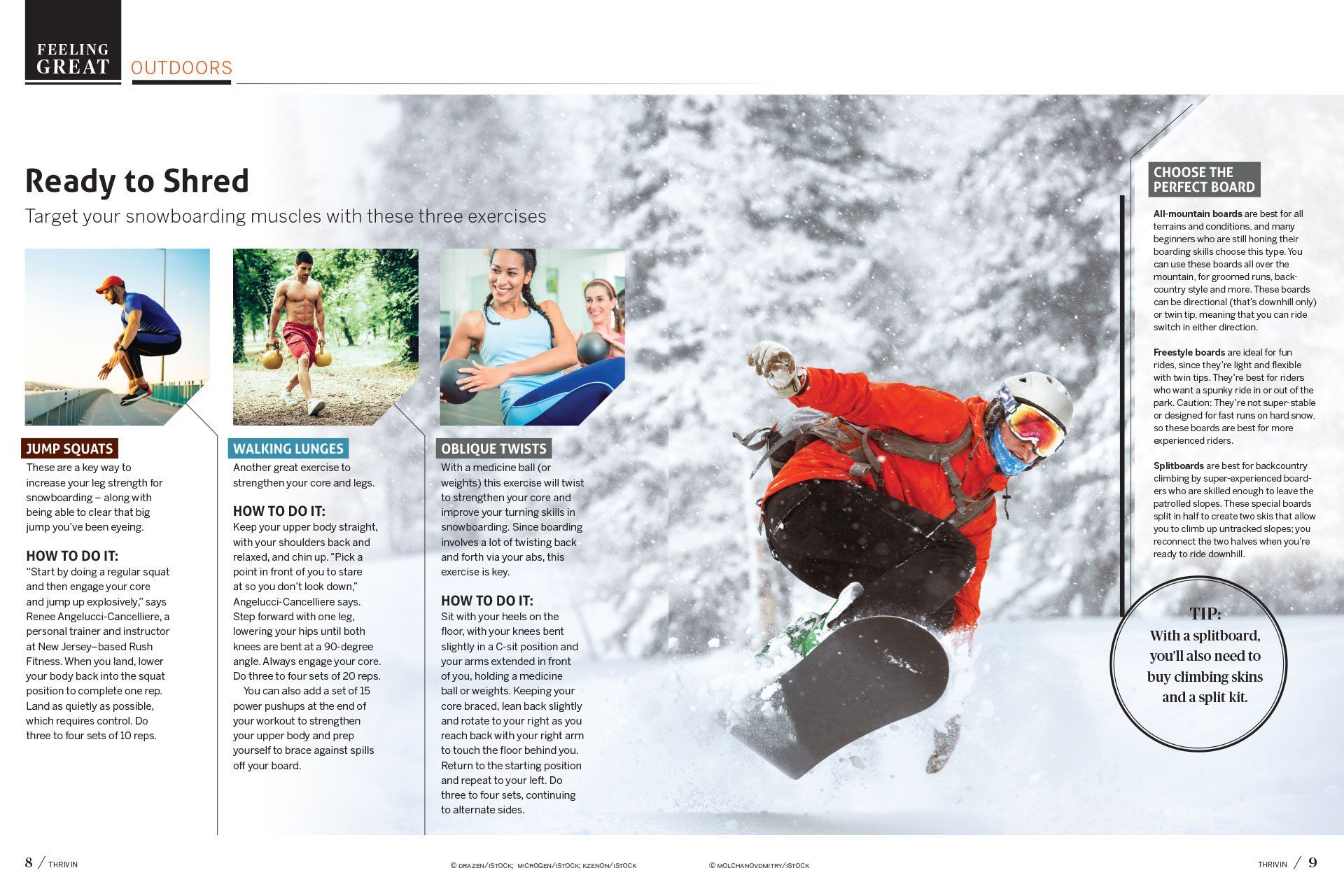 Thrivin Magaine spread