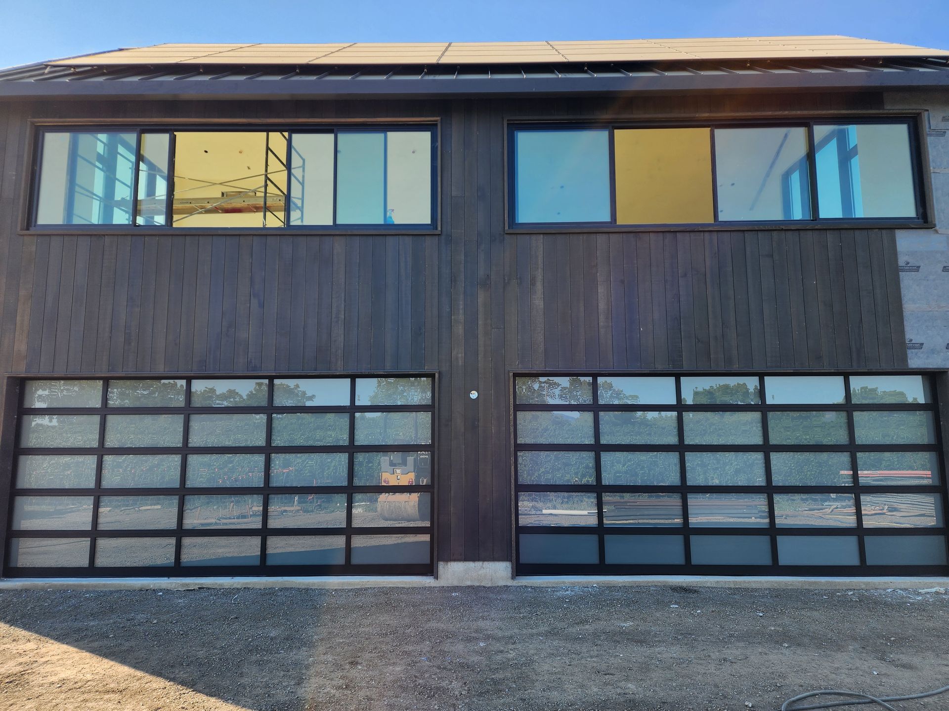 A double garage installation in Sonoma, CA provided by Garage Door Excellence