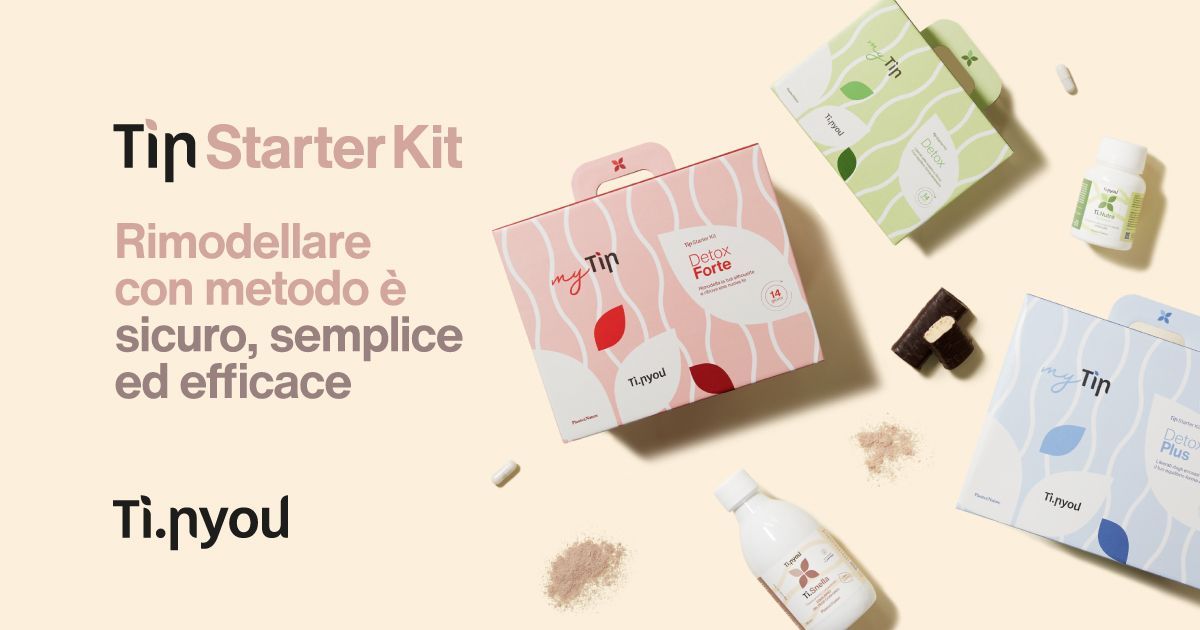 L'immagine di uno starter kit di latta su un tavolo.