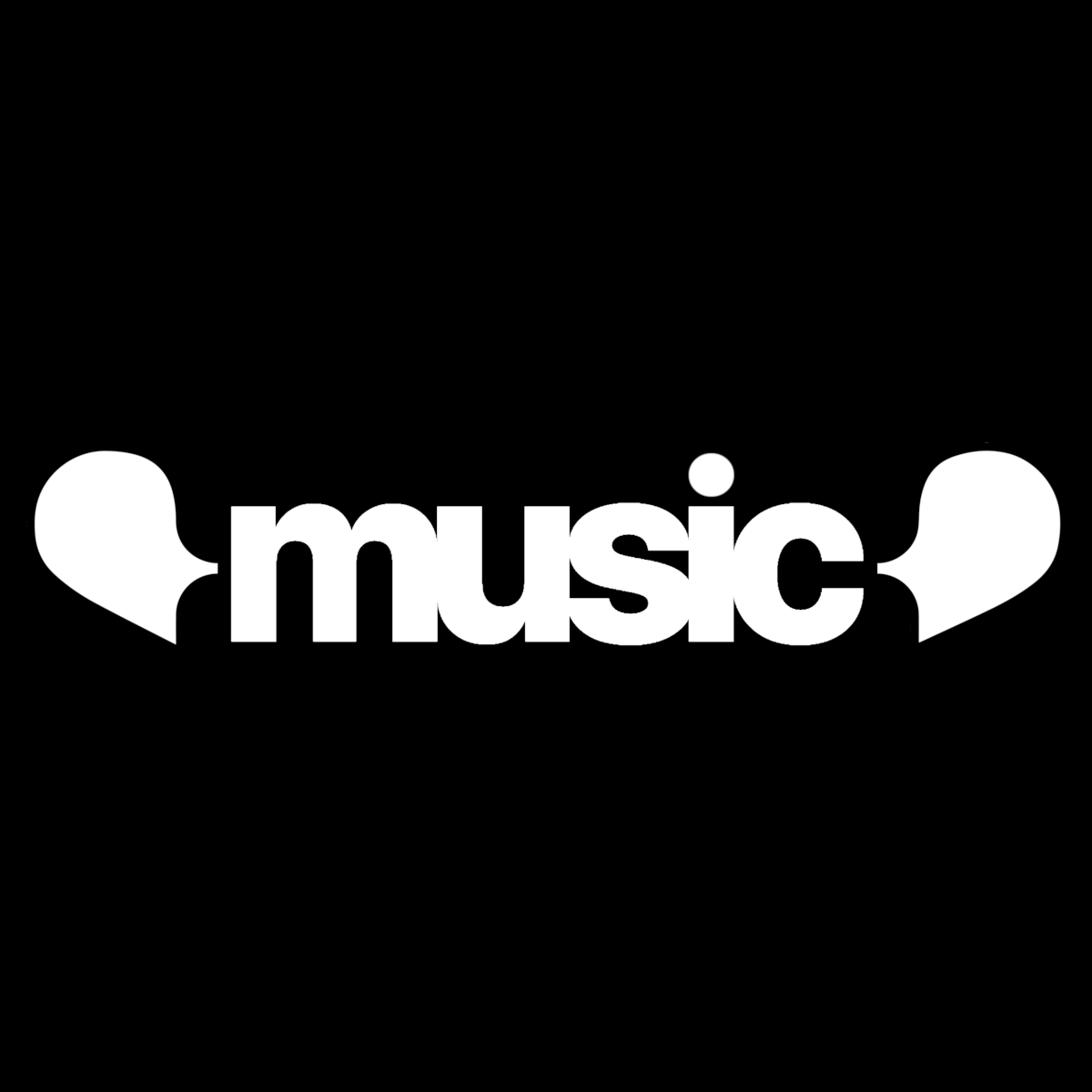 darkblackmusic official typography logo