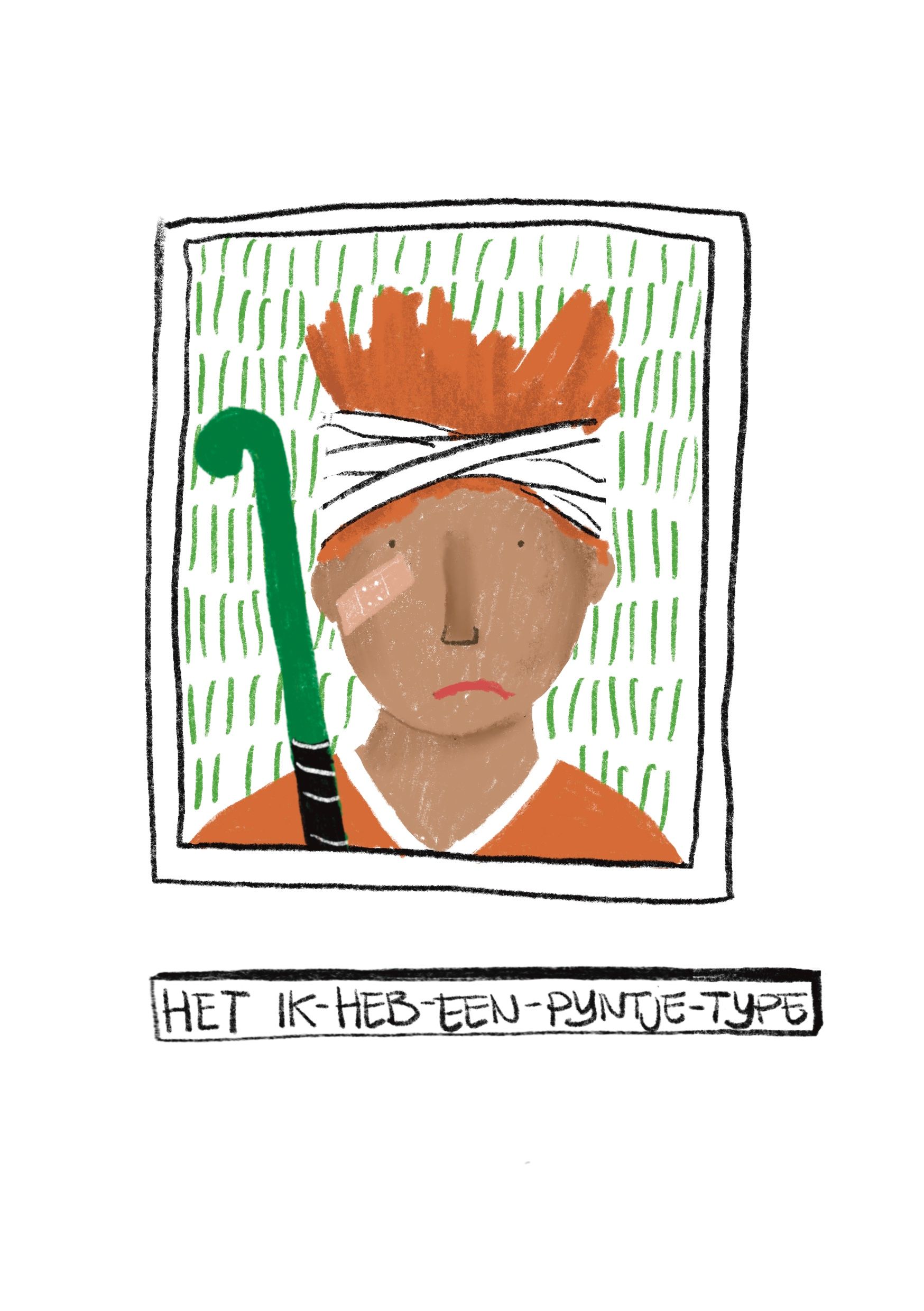 Illustratie Hockey Tekeningen hockeyclub sportillustraties