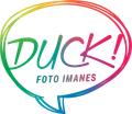 Duck foto e imanes logo