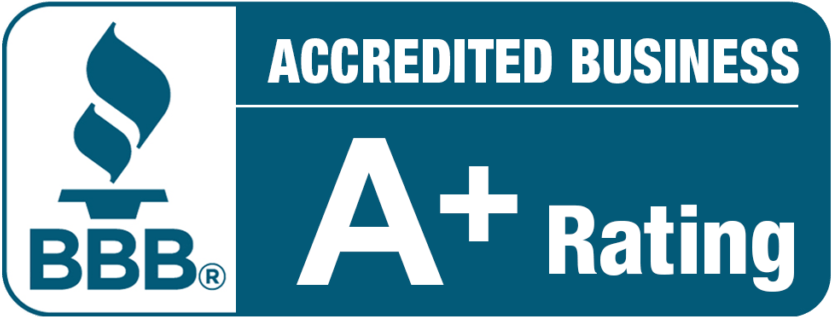 BBB logo with A+ Rating.