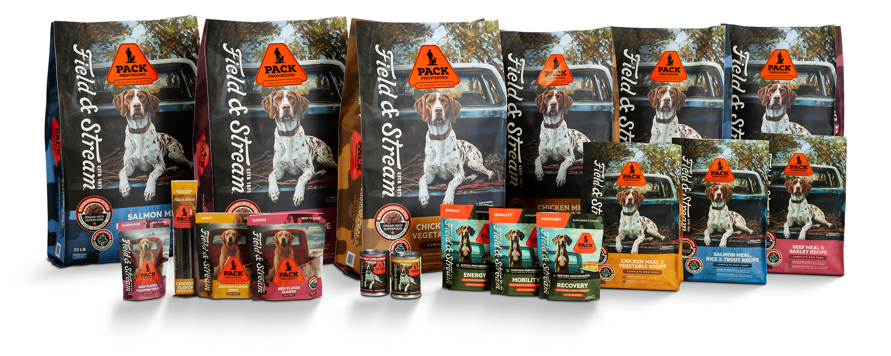 Field & Stream Pack Provisions Product Lineup
