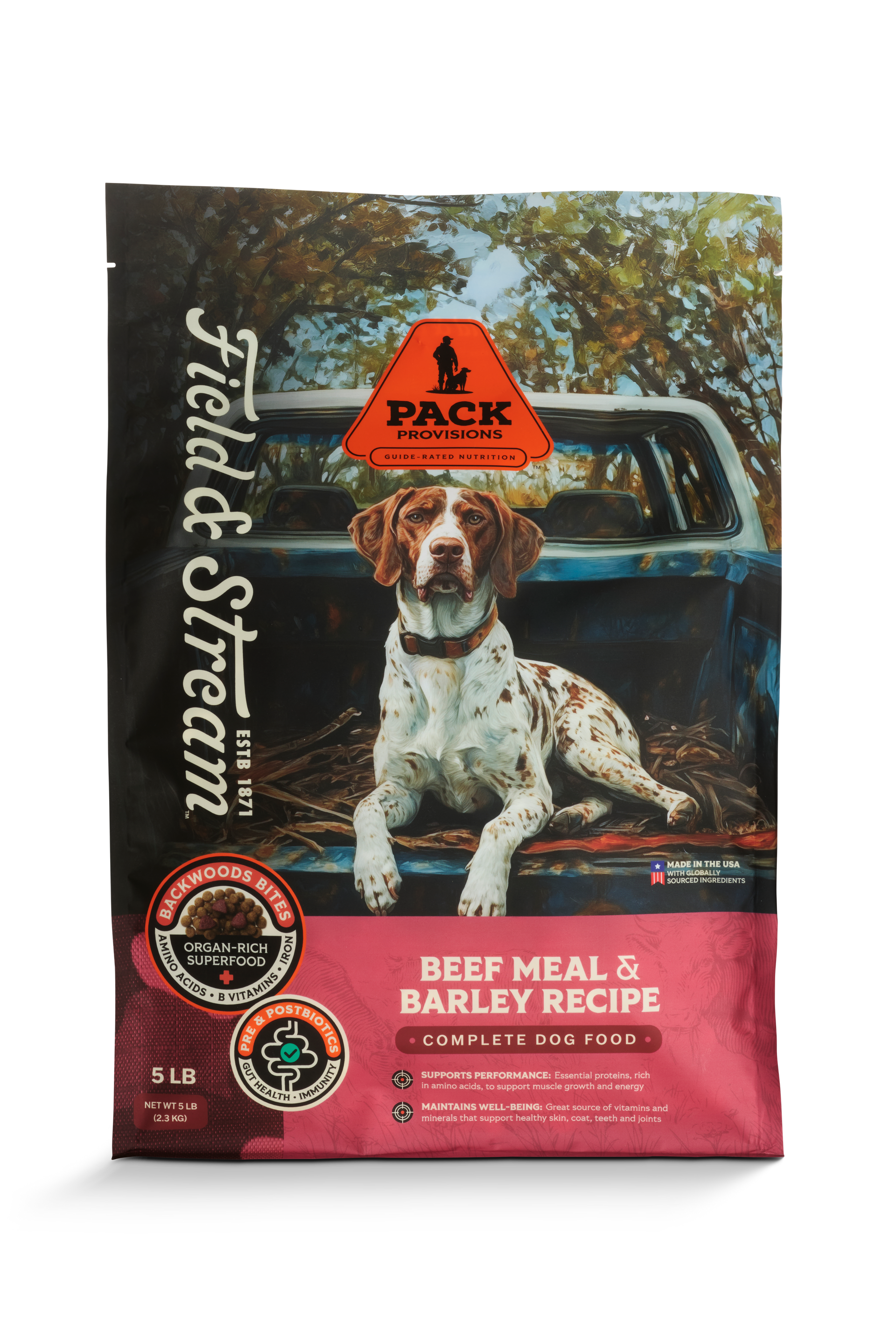 Field & Stream Pack Provisions Beef Meal & Barley Recipe