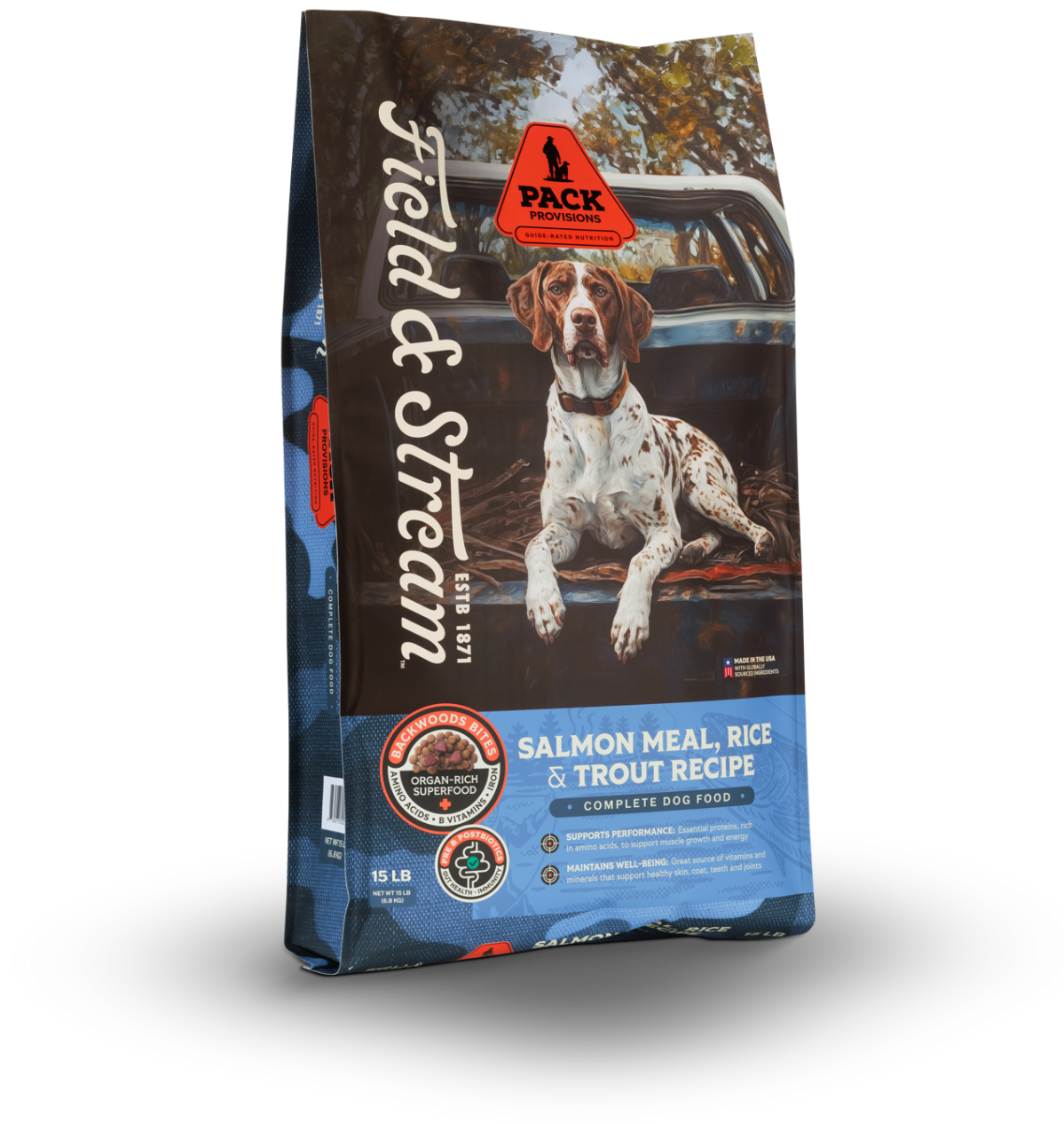 Field & Stream Pack Provisions Salmon Meal, Rice & Trout Recipe