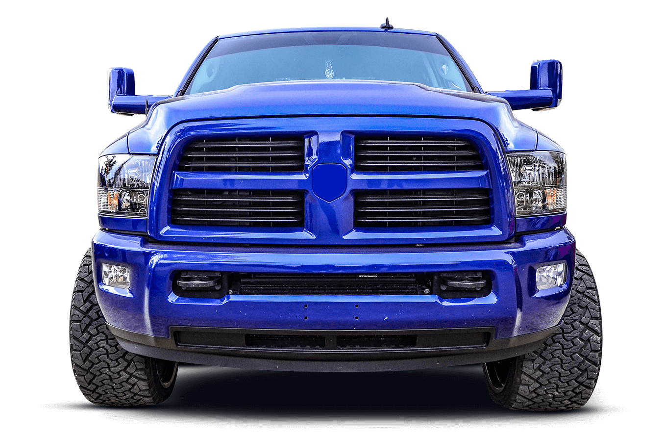 Blue Dodge Ram Front View | Chuck's Automotive Repair Inc.