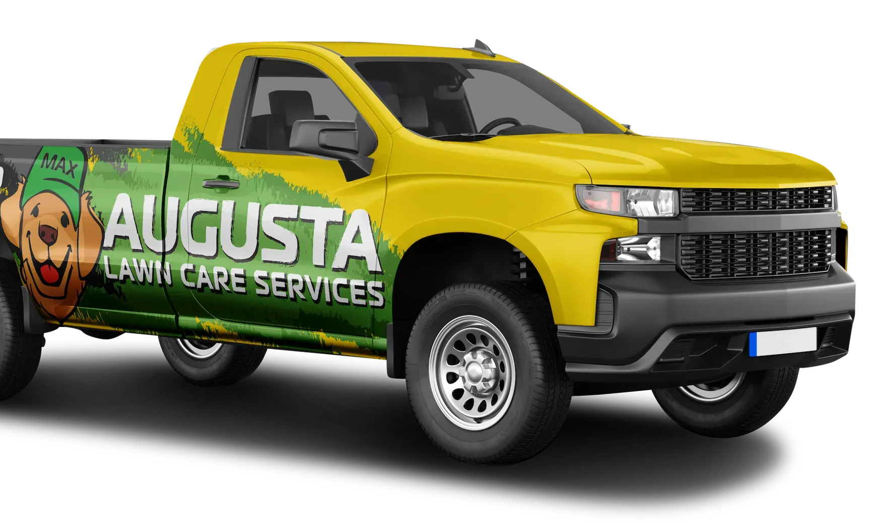 Augusta Lawn Care Services Work truck