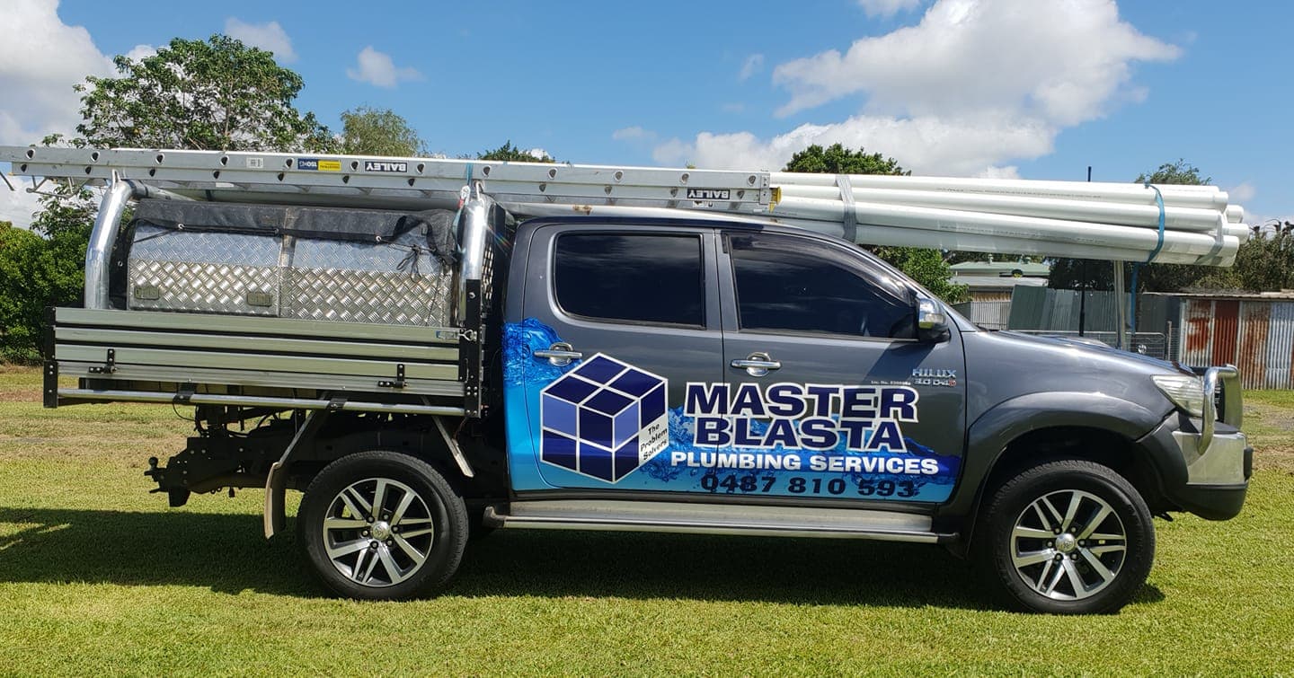 Master Blasta Work Ute — Plumbing in Casino, NSW