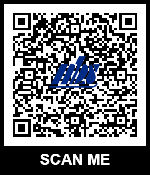 A qr code with a logo on it and the words `` scan me '' below it.