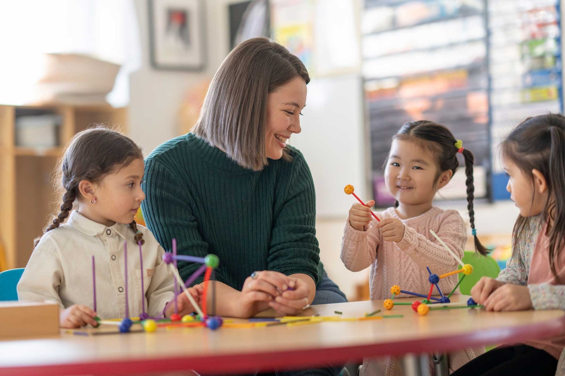 Students with Their Teacher — Panama City Beach, FL — Eselin Educational Services