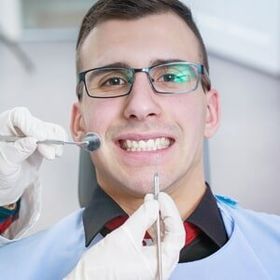 Man Dental Cleaning — Teeth Cleaning in Castleton, NY