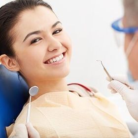Happy Patient Teeth Whitening — Teeth Cleaning in Castleton, NY