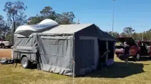 Tent On A Camp Site — Aussie 4WD and Camping Hire in Cairns, QLD
