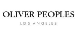 The logo for oliver peoples los angeles is black and white.